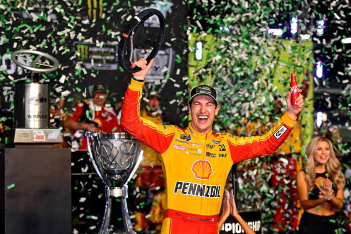Auto racing: Joey Logano