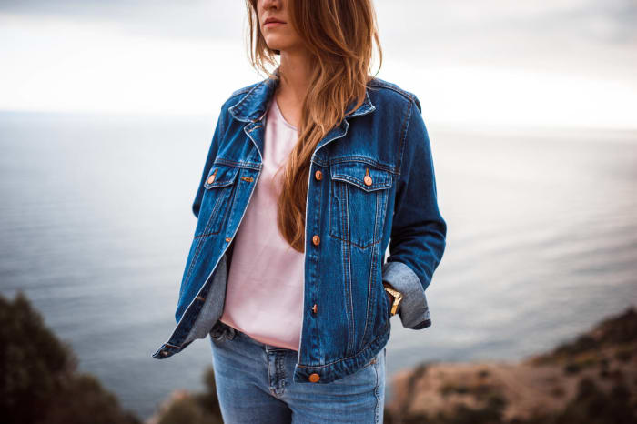 Wear a denim jacket