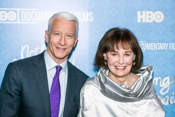 Anderson Cooper and Gloria Vanderbilt