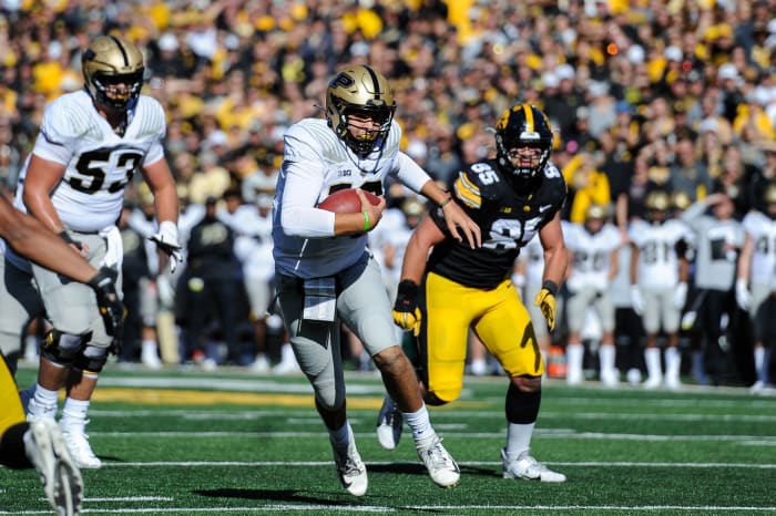 Iowa (4-4, 2-3 in Big 12) at Purdue (5-3, 3-2 in Big Ten), Noon, Saturday, FS1
