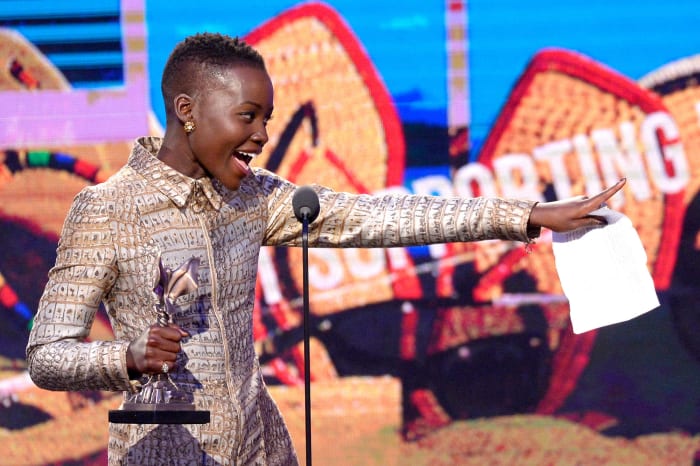Lupita Nyong'o gets a birthday present