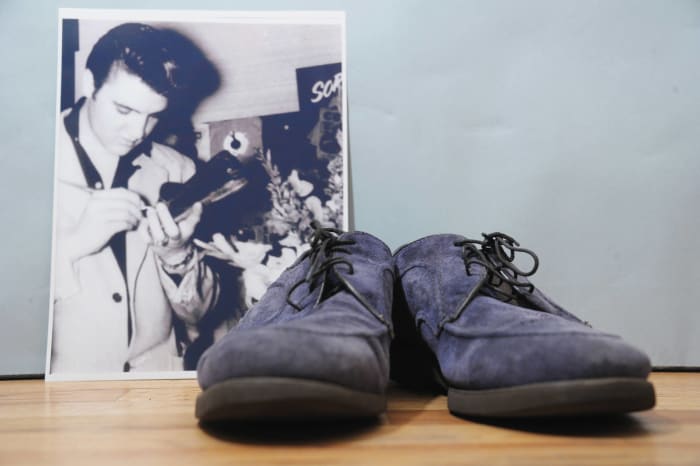 "Blue Suede Shoes," (Elvis Presley, 1956), Elvis Presley