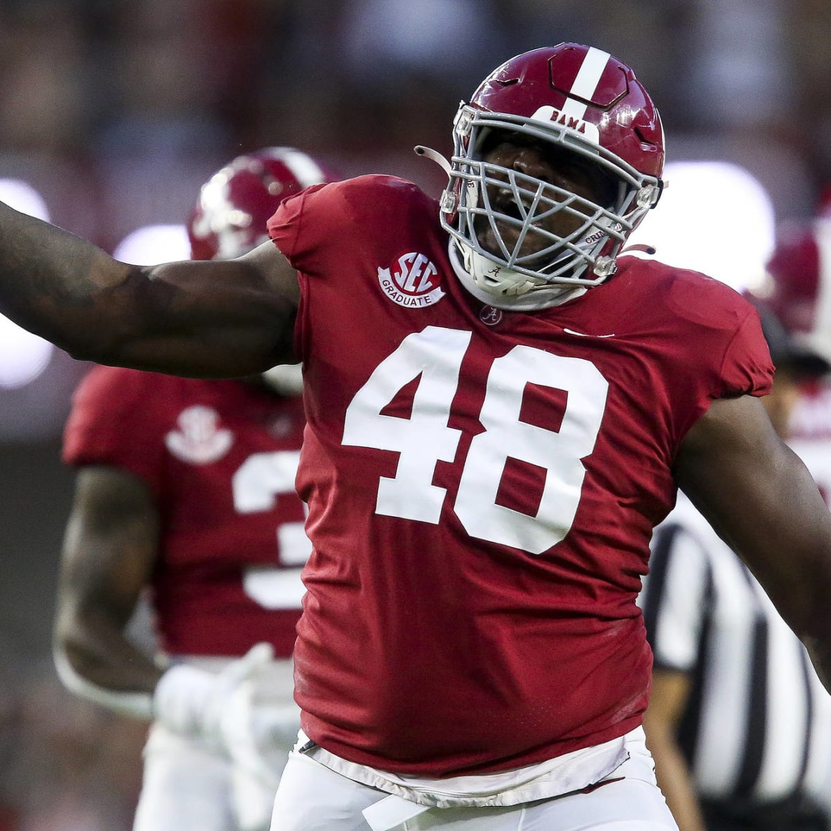 Alabama DL Phidarian Mathis declares for 2022 NFL Draft