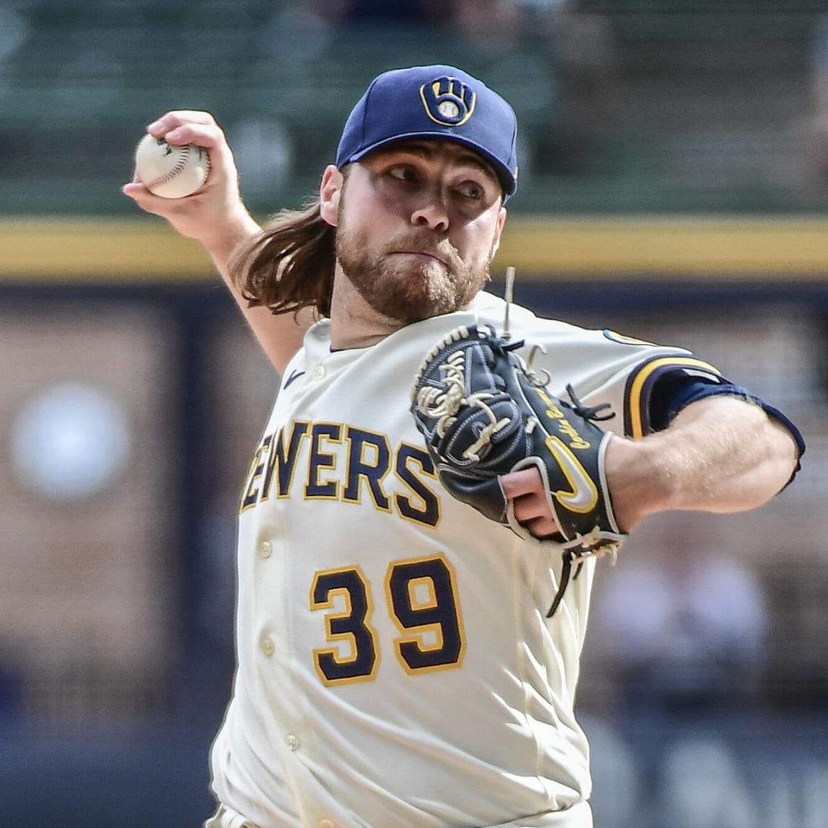 Brewers pitcher Corbin Burnes talks about physically and mentally remaking  himself during the offseason