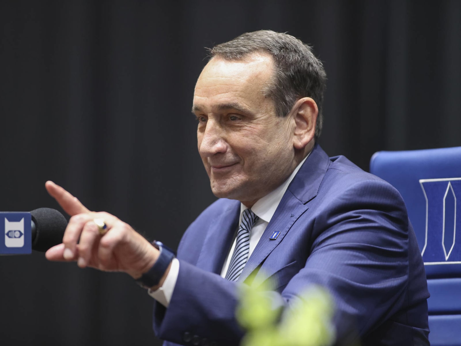 Coach K had intense entrance to his retirement presser | Yardbarker Coach K had intense entrance to his retirement presser | Yardbarker