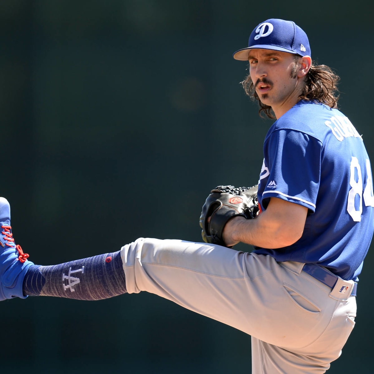 Autographed and Game-Used Brooklyn Dodgers Jersey: Tony Gonsolin