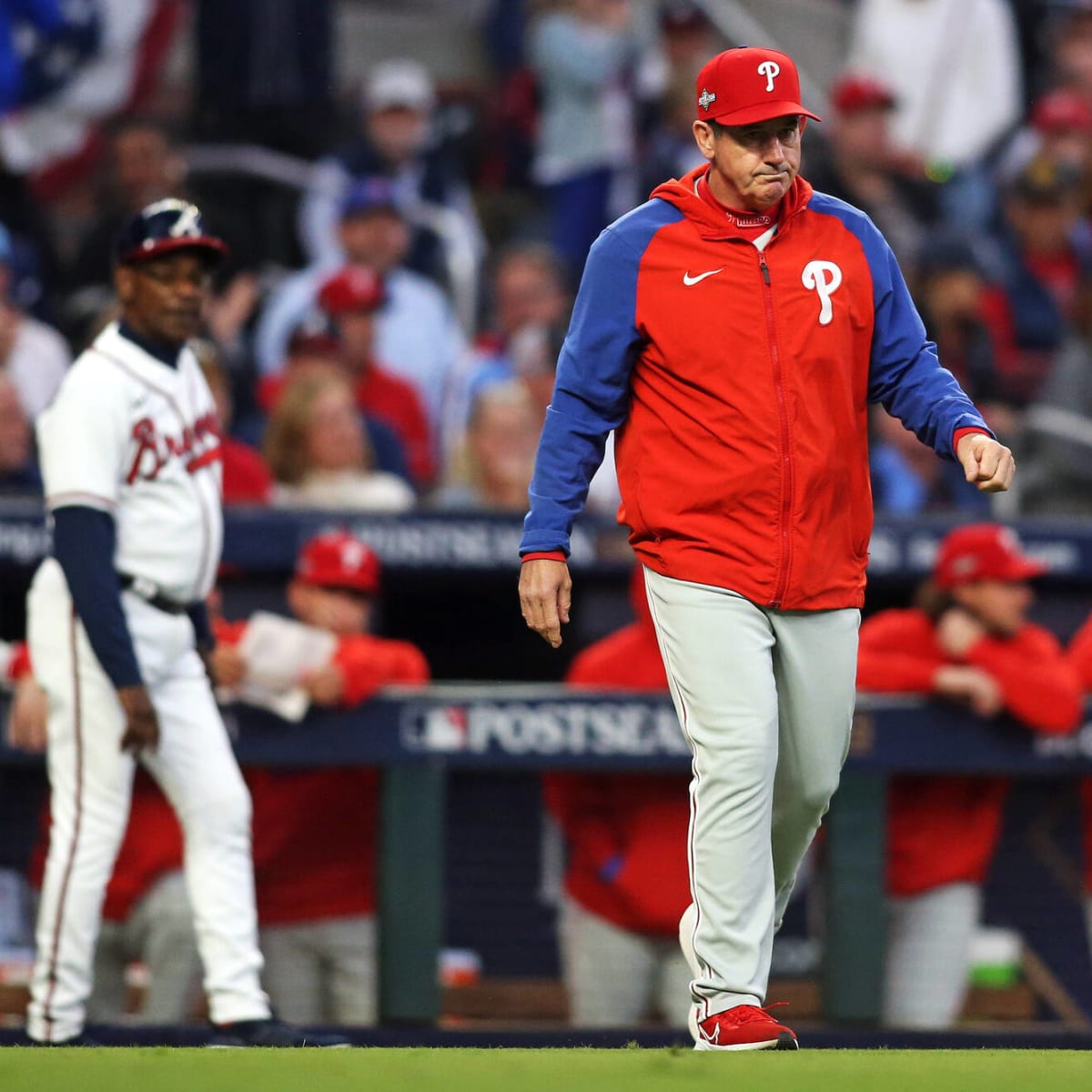 Why are the Phillies wearing blue uniforms in the NLDS? 