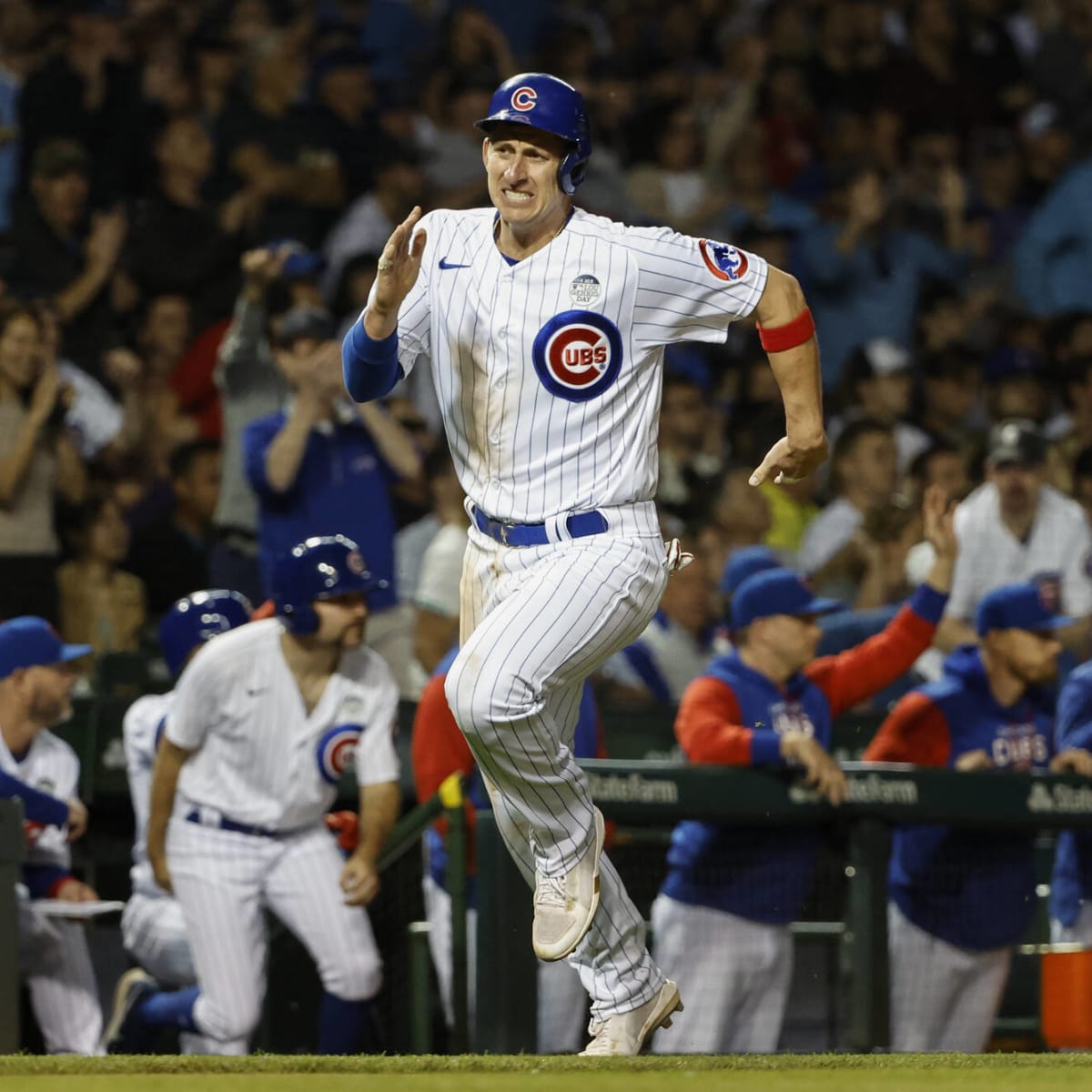 Cubs' Frank Schwindel pitched 9th inning vs. Cardinals – NBC