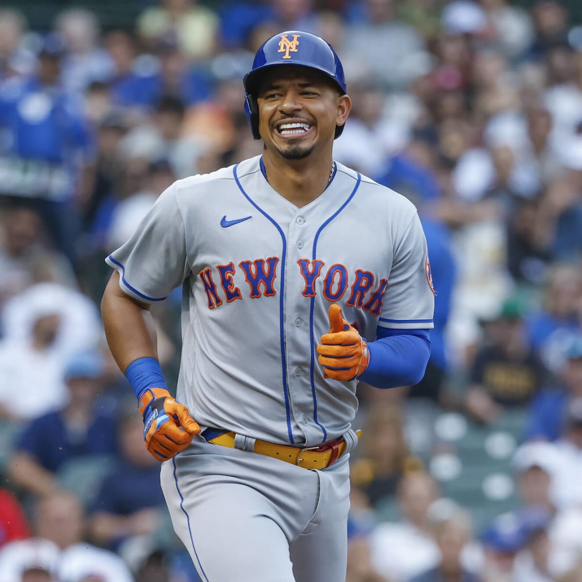 NY Mets Eduardo Escobar speaks about his strained oblique injury