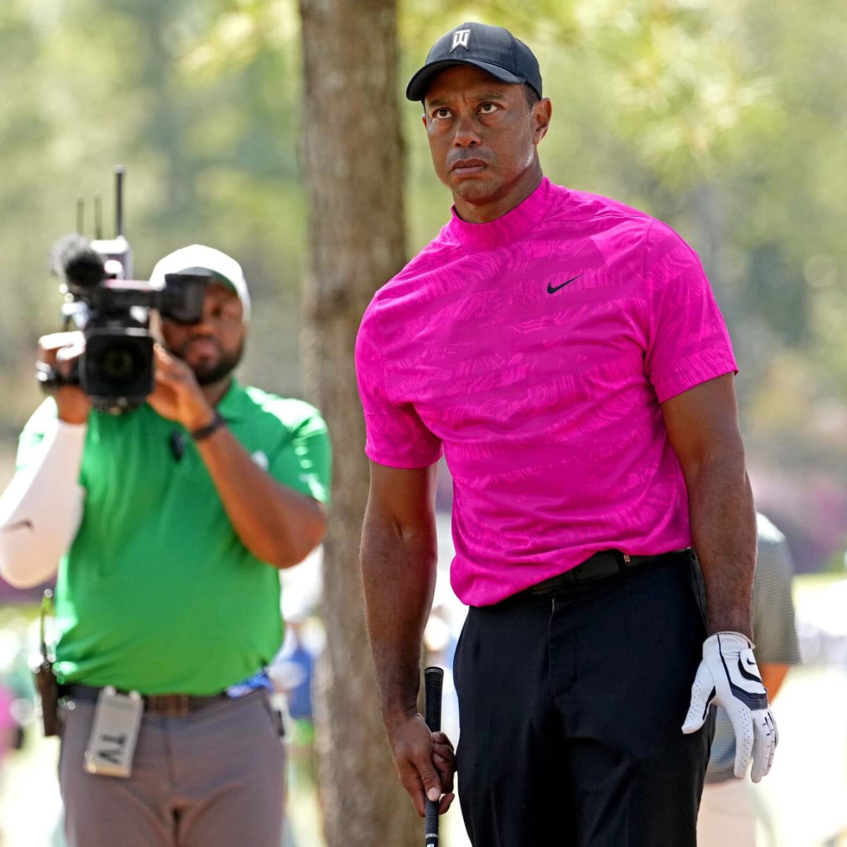 Tiger woods pink golf shirt online