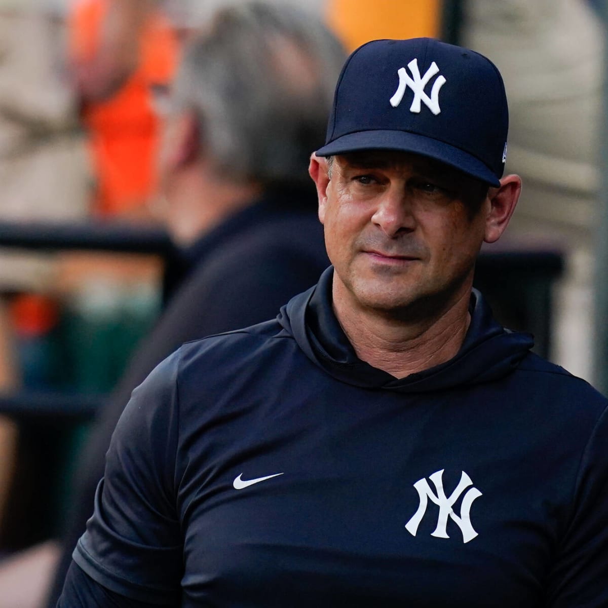 Aaron Boone fought back tears when discussing his adopted children