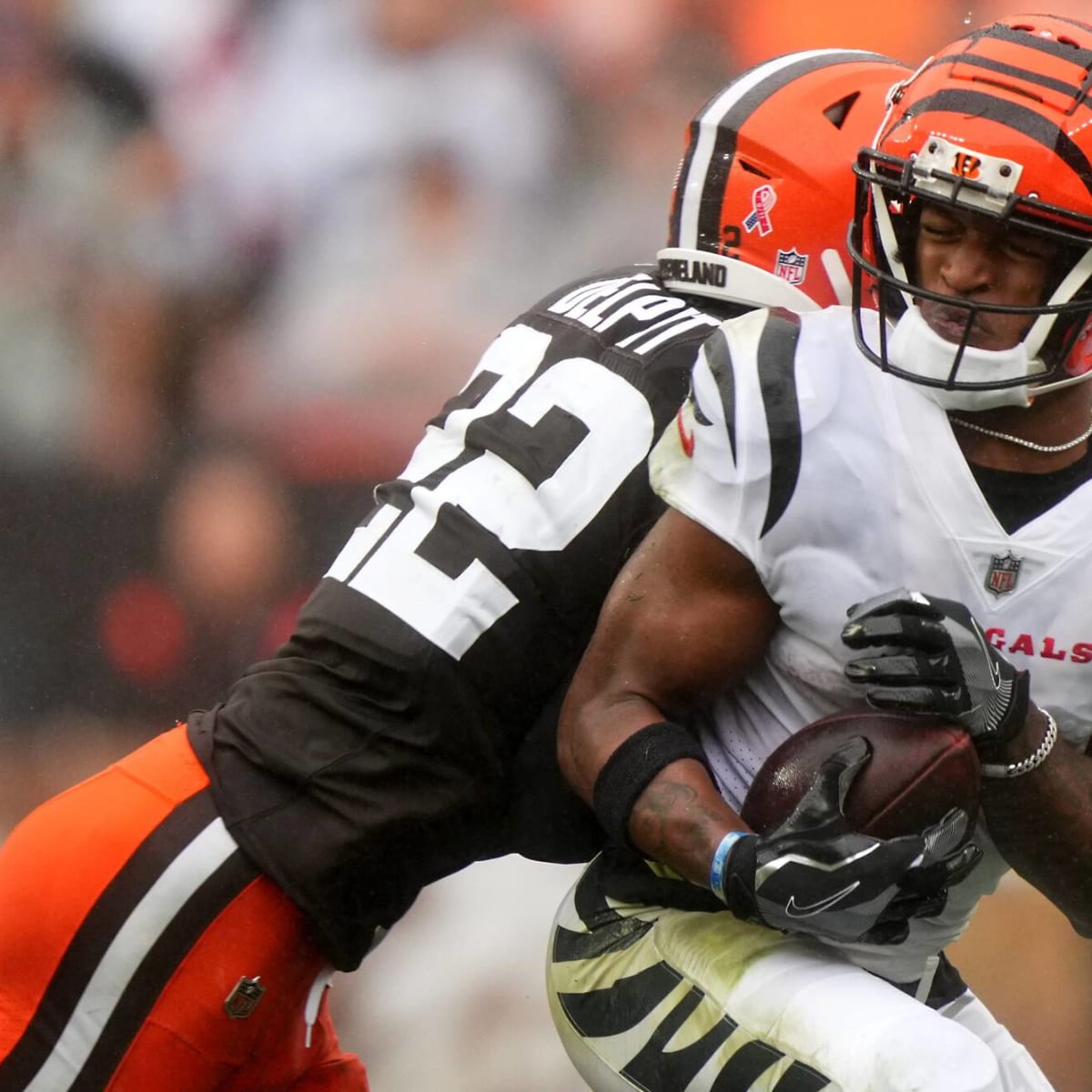 Chase-less Bengals dominated by Browns