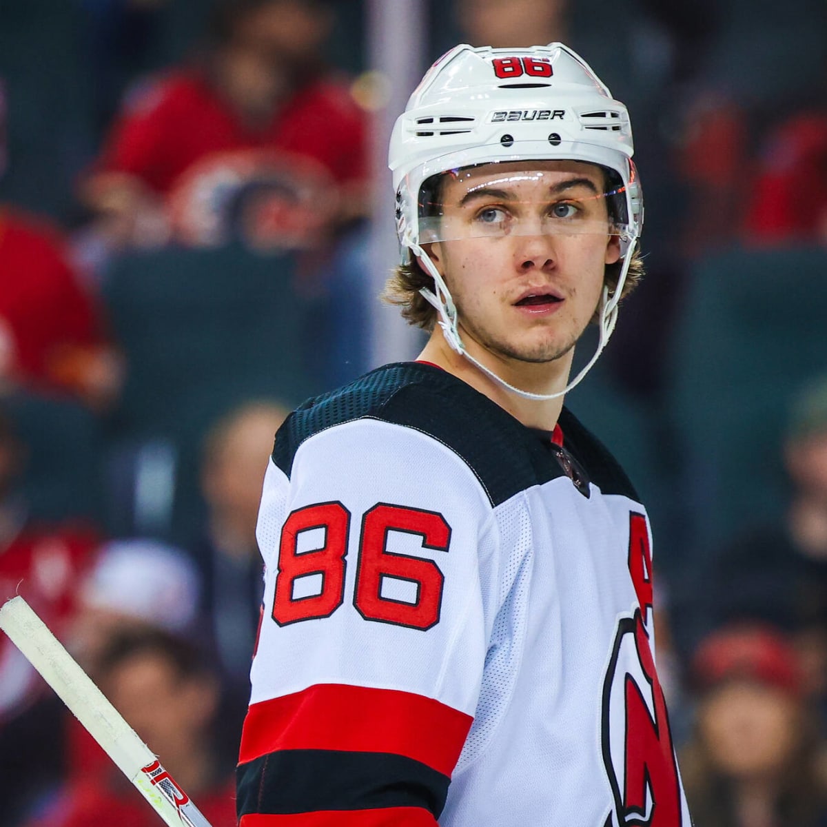 Devils outmatched by Maple Leafs as Jack Hughes leaves early in lopsided  loss 