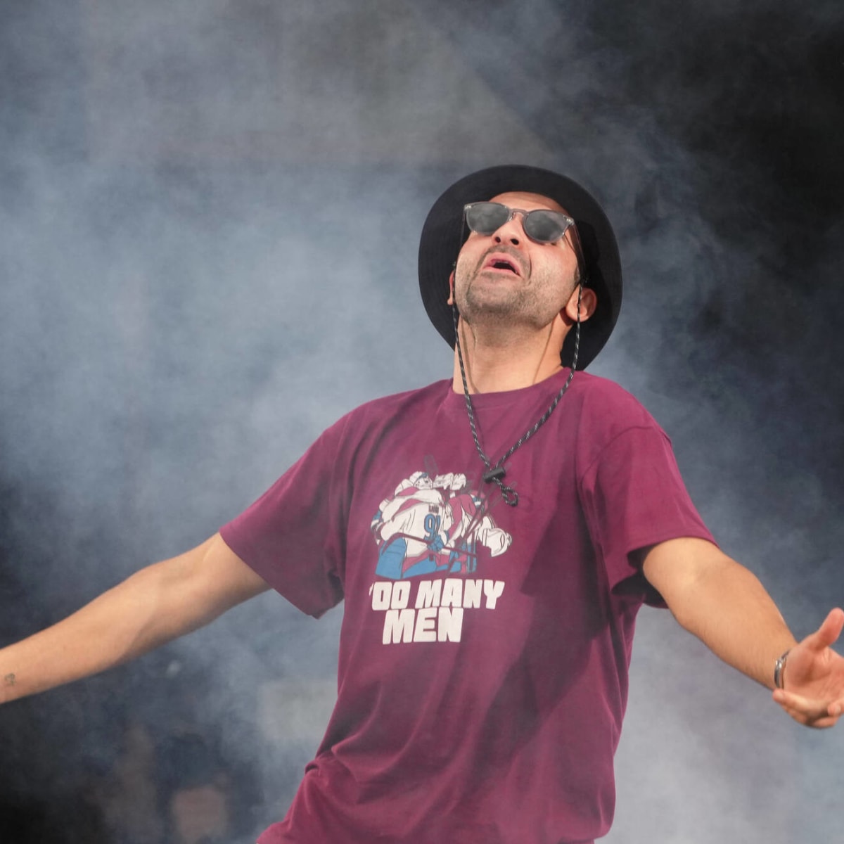 Nazem Kadri trolls Lightning with 'Too Many Men' shirt at Avalanche's Cup  parade