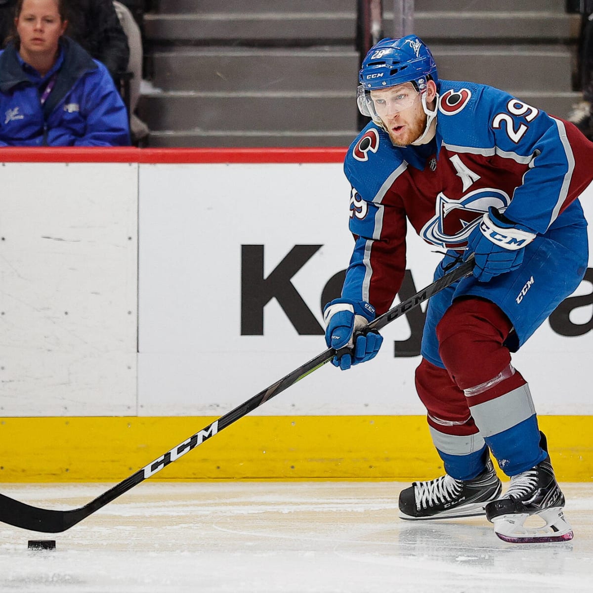 oh tumby/fanny pack & stache defense squad — Nathan MacKinnon