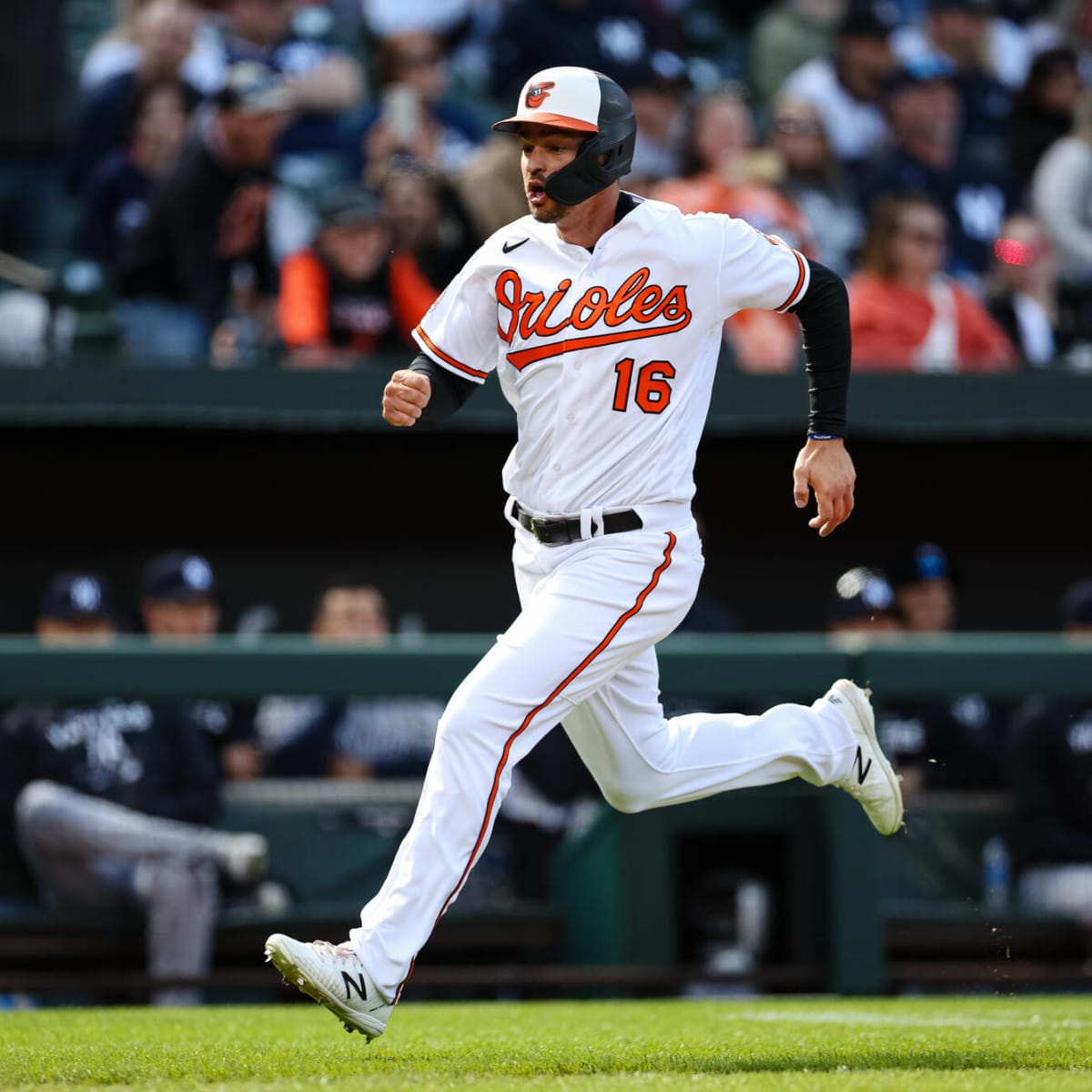 FOX Sports: MLB on X: Trey Mancini was on the field in Arlington giving  hugs to several Orioles staff members, saying they were among his 'hardest  goodbyes.'  / X