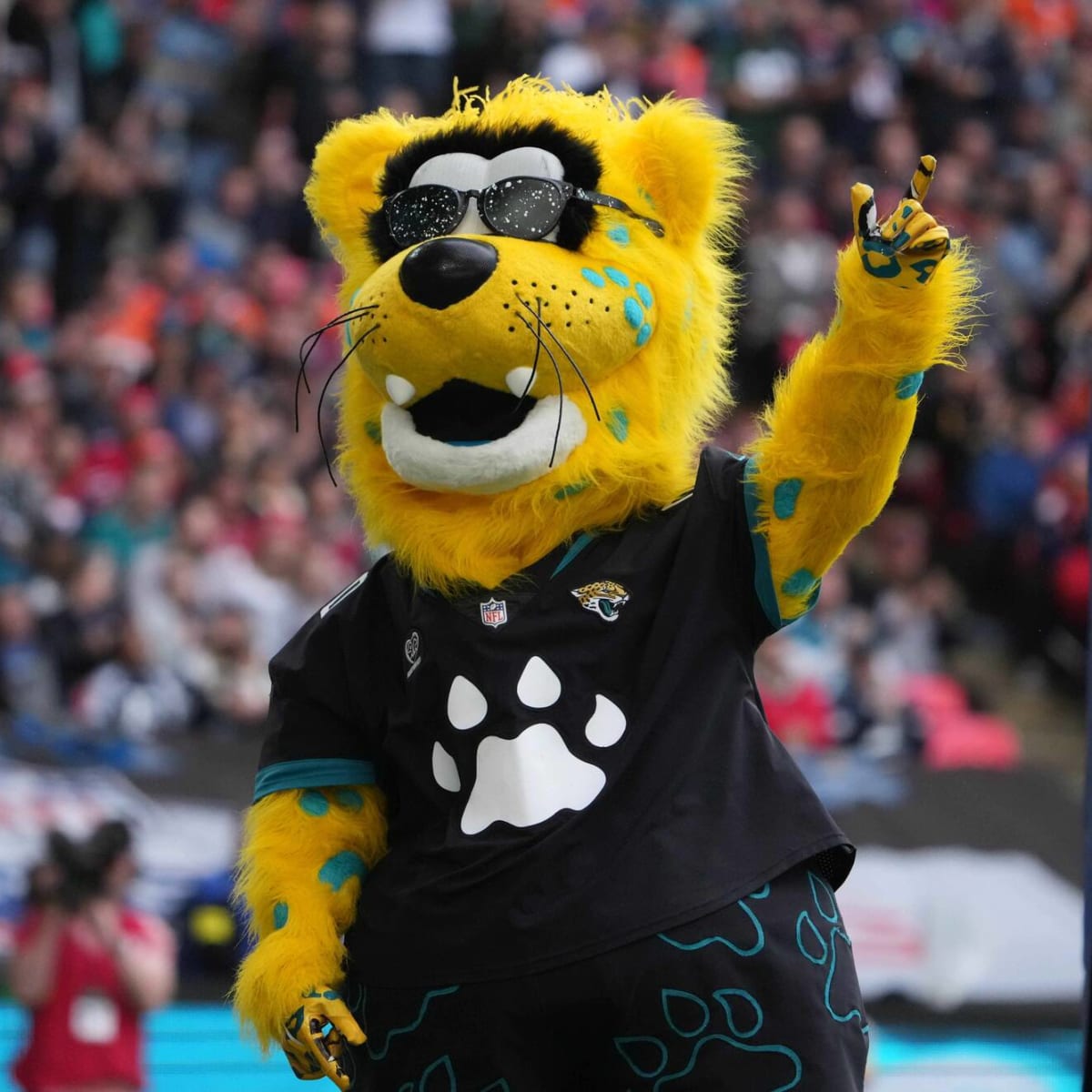 Watch: Jaguars mascot letting it all hang out during Sunday's game
