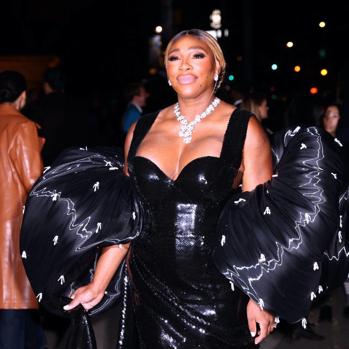 Serena Williams attends Balmain and Off-White shows at 2024 Paris