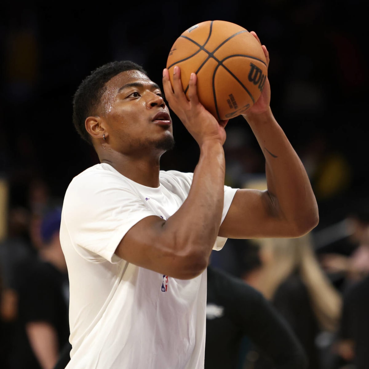 Lakers Jarred Vanderbilt & Jaxson Hayes Join Dodgers To Throw Out First  Pitch 