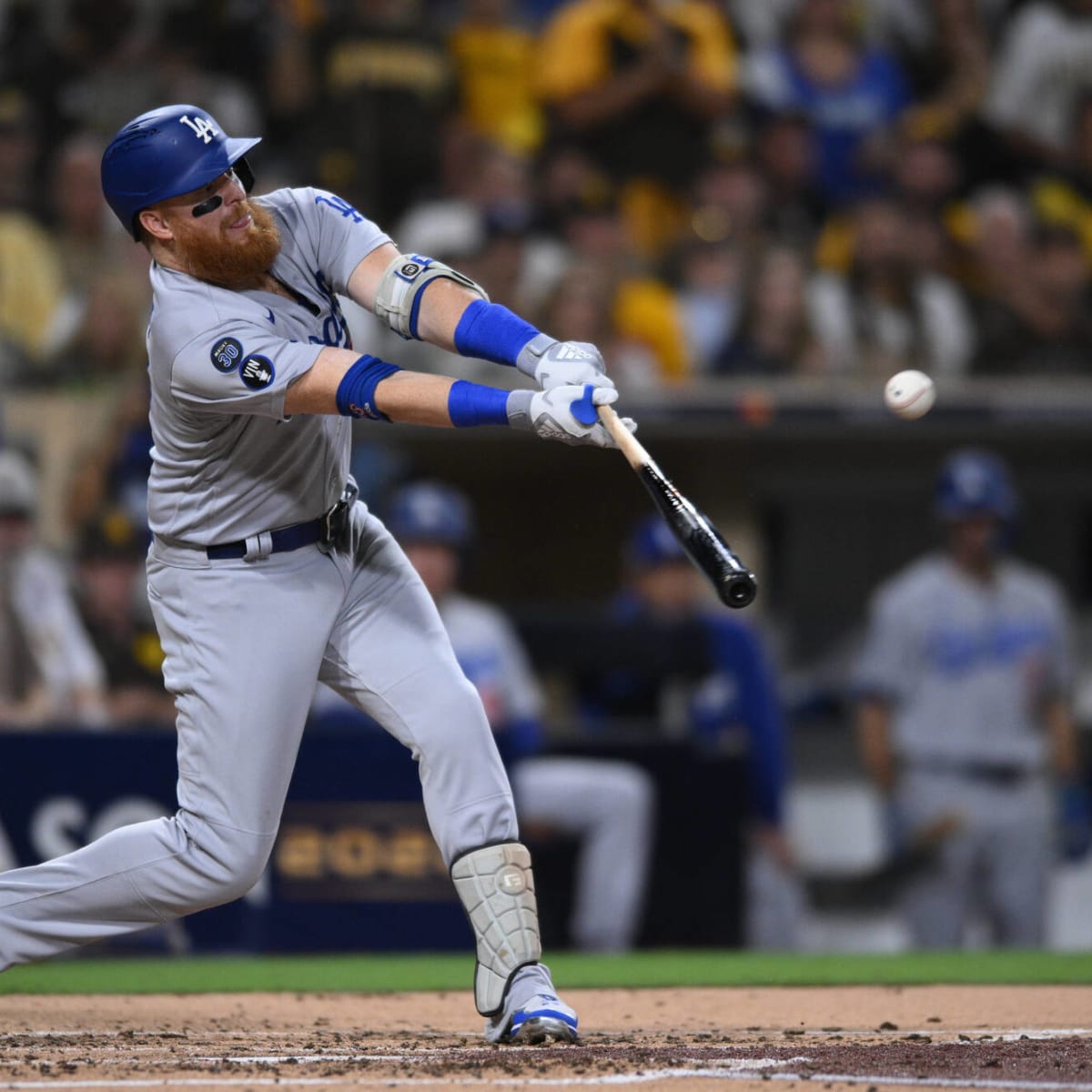 Justin Turner Royal Blue Name & Number - #10 Baseball Los Angeles