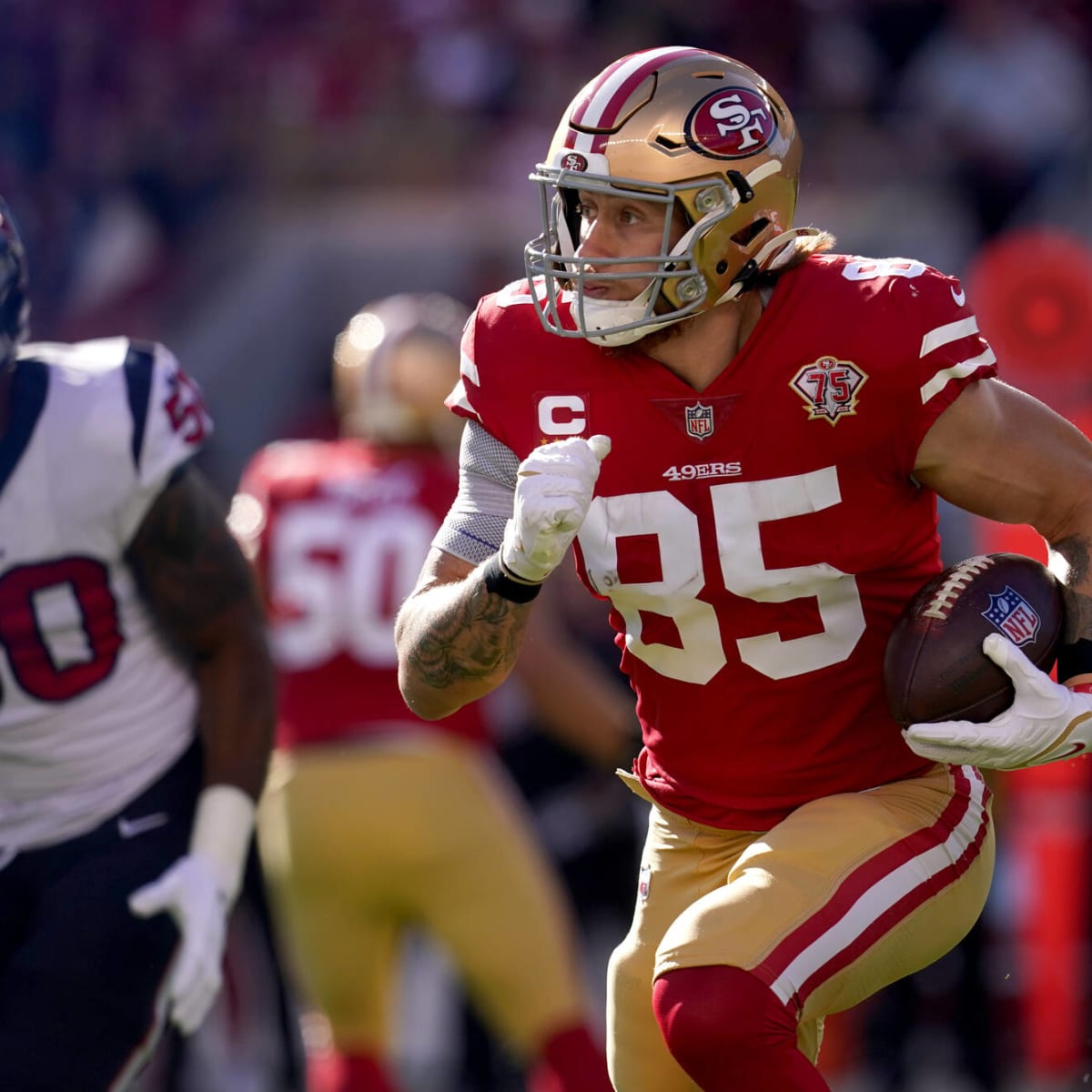 49ers Pro Bowl TE George Kittle vents about 'crappy turf' fields