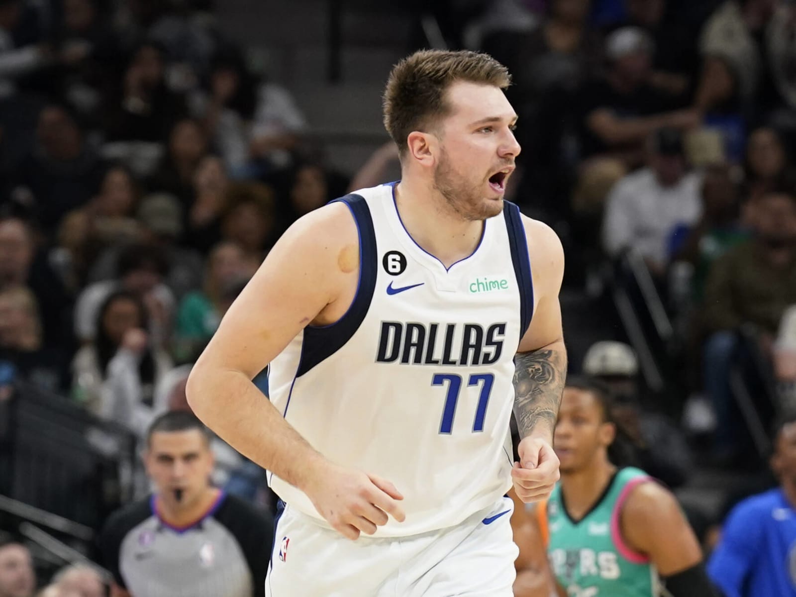 Comfortable Wood, sharp-dressed Luka go well together - The Official Home  of the Dallas Mavericks