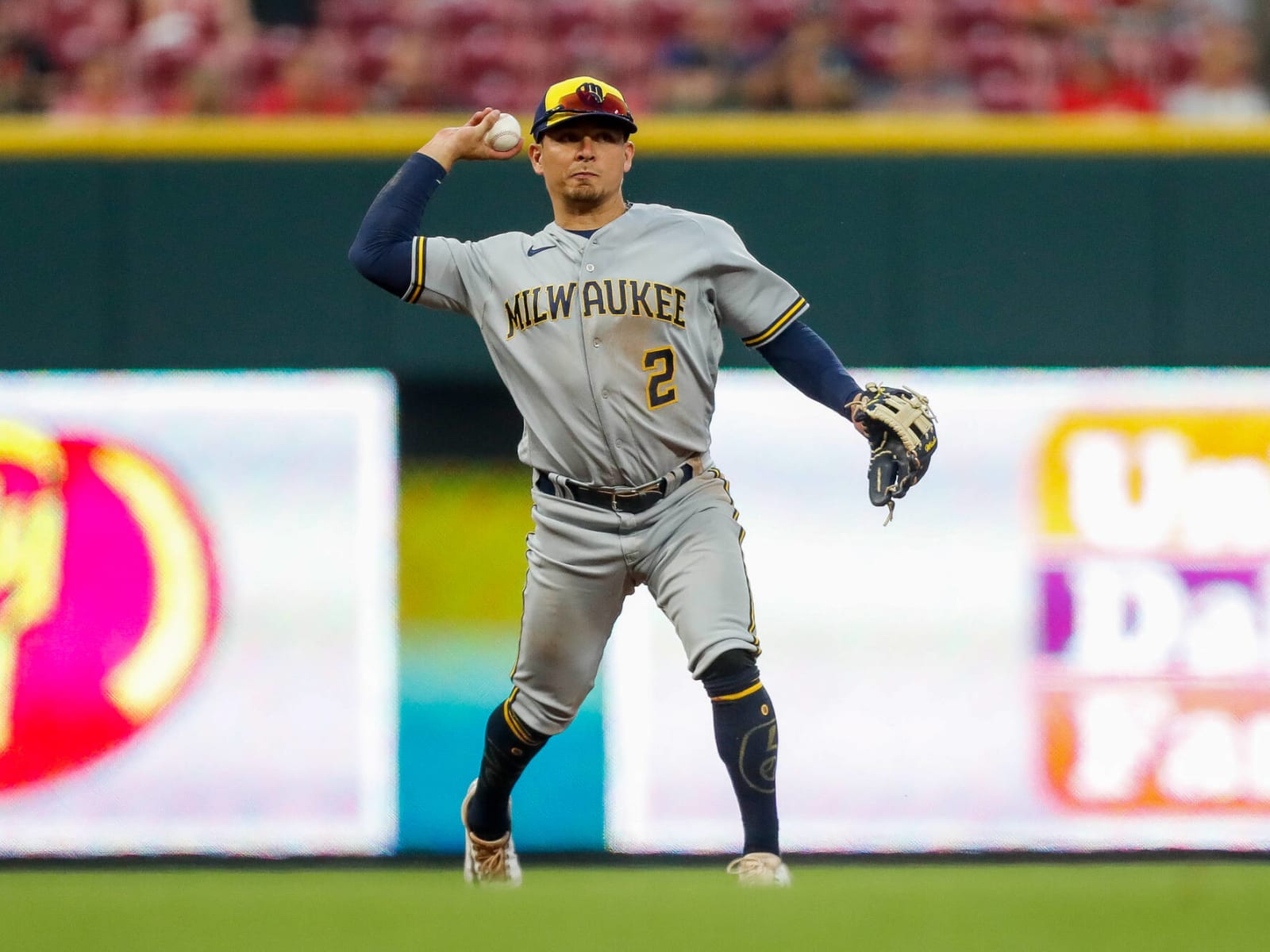 The Red Sox have acquired infielder Luis Urias from the Brewers in