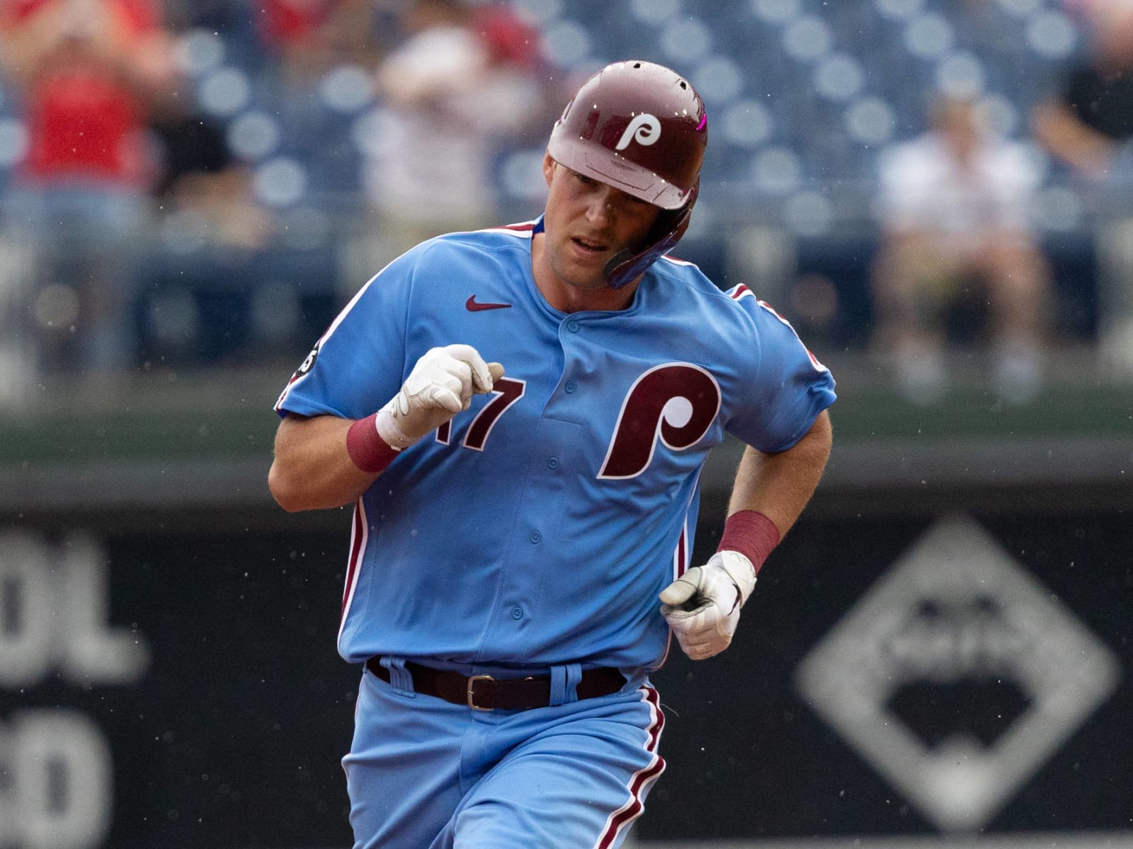 Rhys Hoskins injury update: Latest news as Phillies 1B carted off after  suffering ACL tear