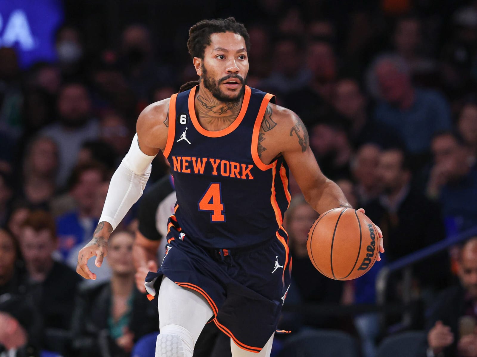 The Knicks have a staggering win percentage with Derrick Rose