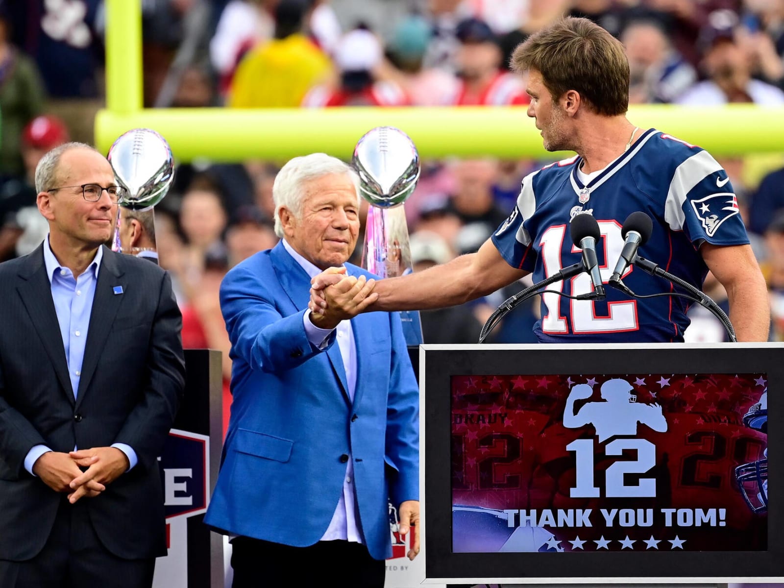 Patriots honor Tom Brady: Watch ceremony as QB heads to team Hall of Fame