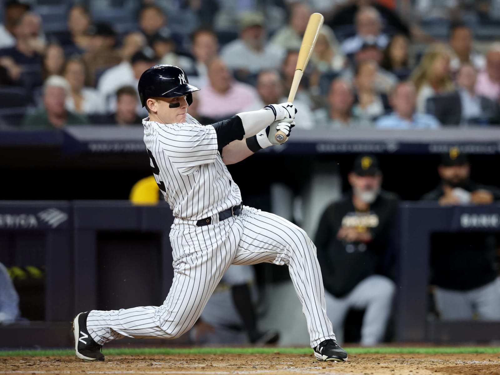 Talkin' Yanks on X: Harrison Bader brought out the pink eye black for  Mother's Day  / X