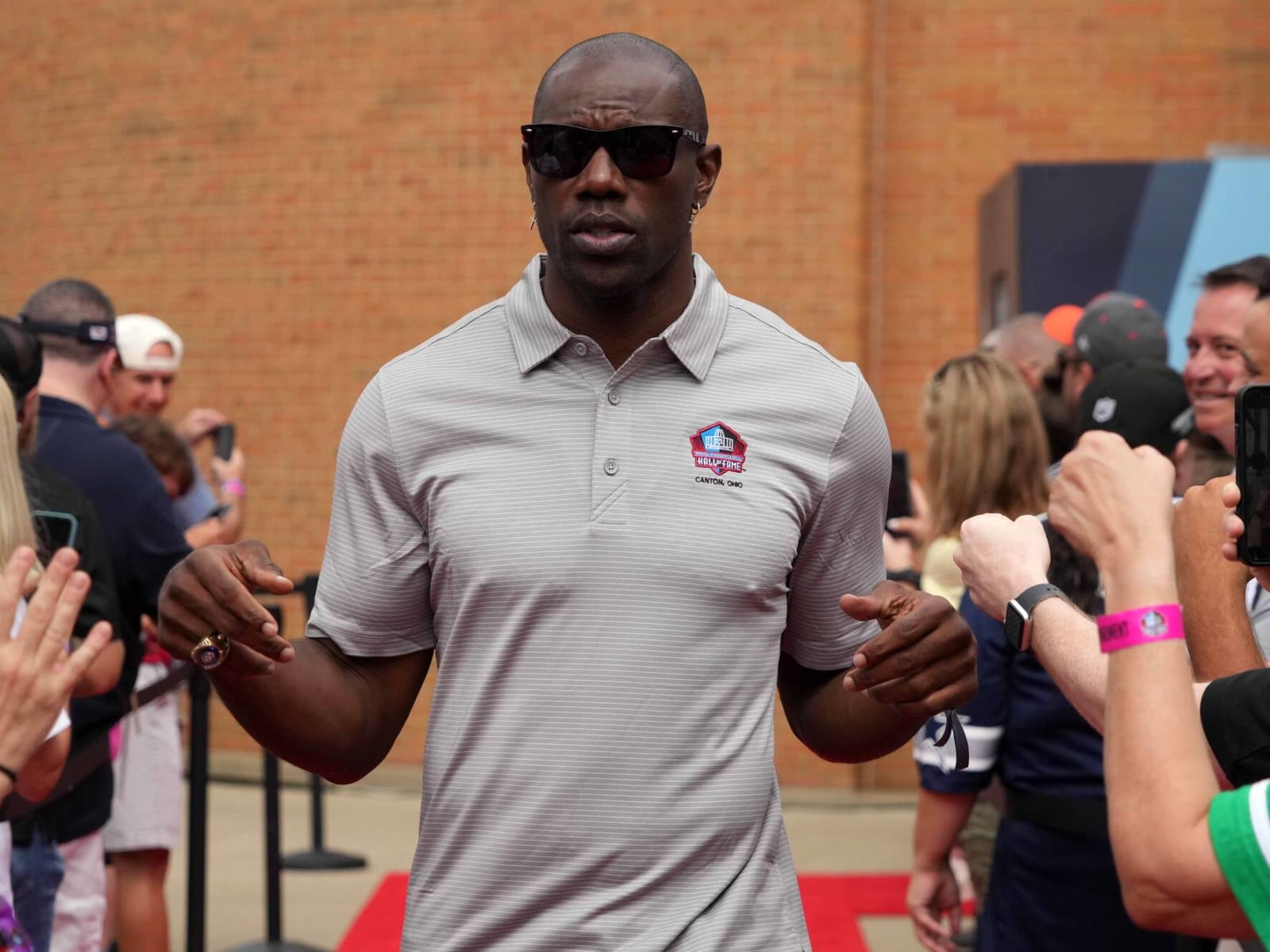 Terrell Owens, at Levi's for 49ers' Hall of Fame, says he could