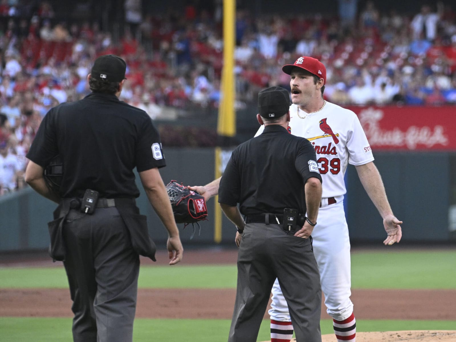 Cardinals' Miles Mikolas suspended five games for intentionally throwing at  Cubs' Ian Happ