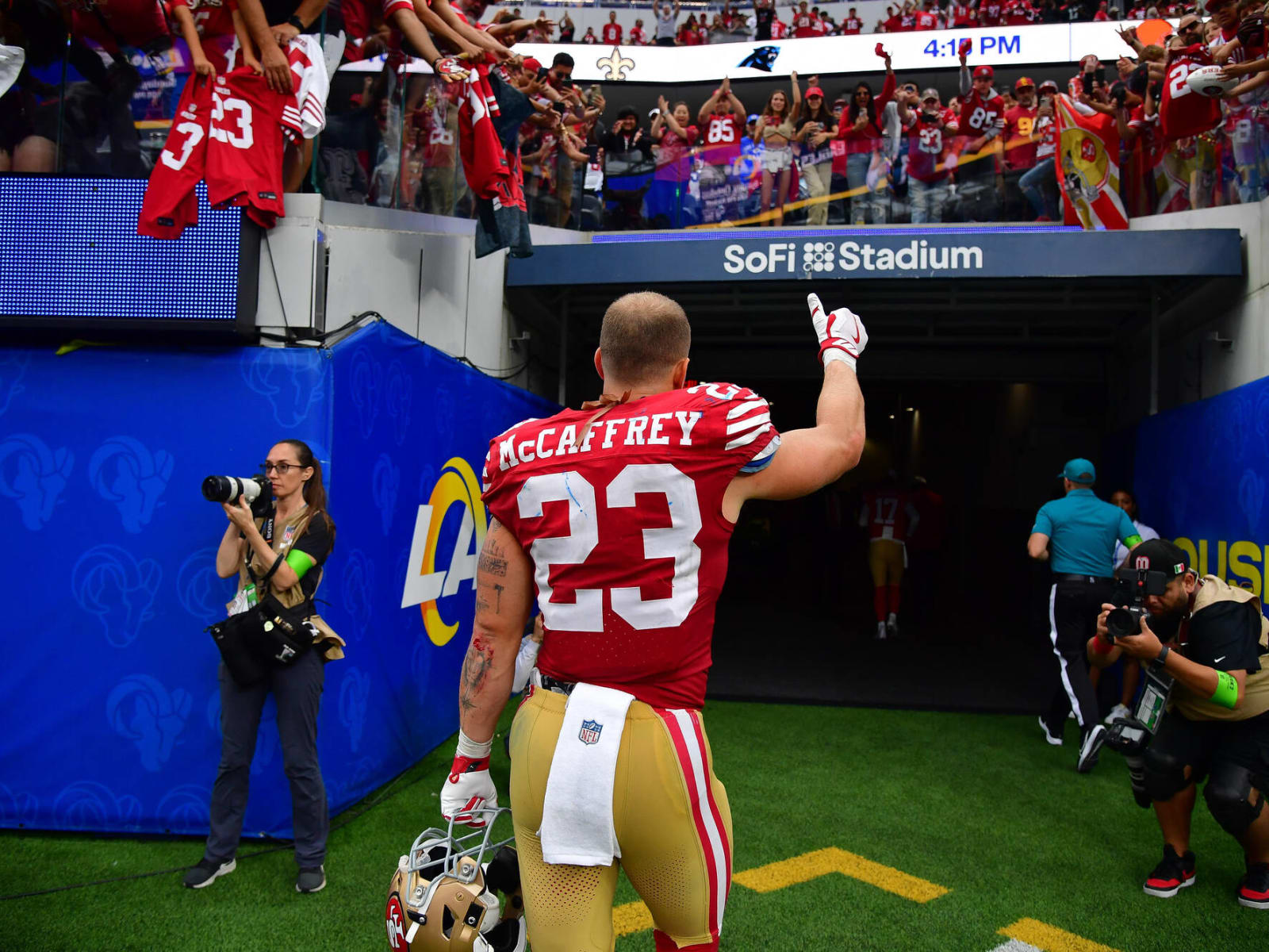 Christian McCaffrey Nominated for Fedex Ground Player of Week 2