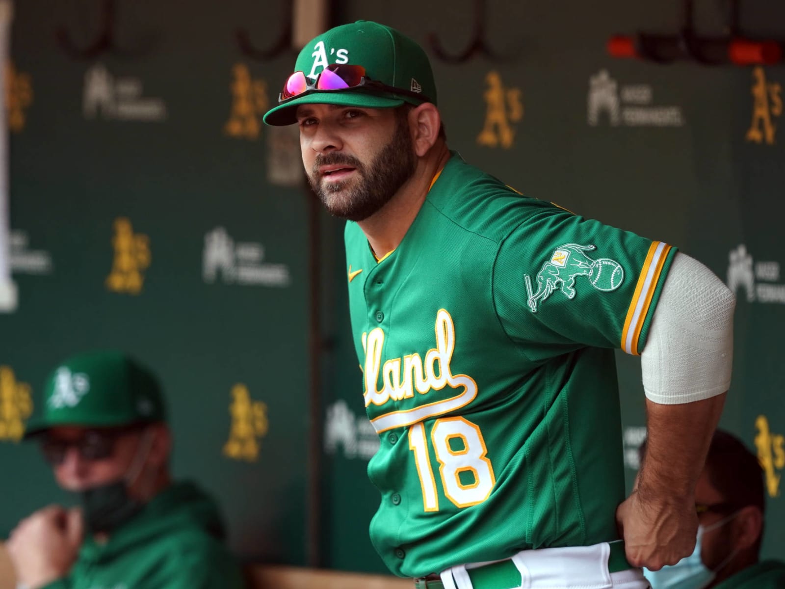 A's reinstate Mitch Moreland from IL, designate Frank Schwindel