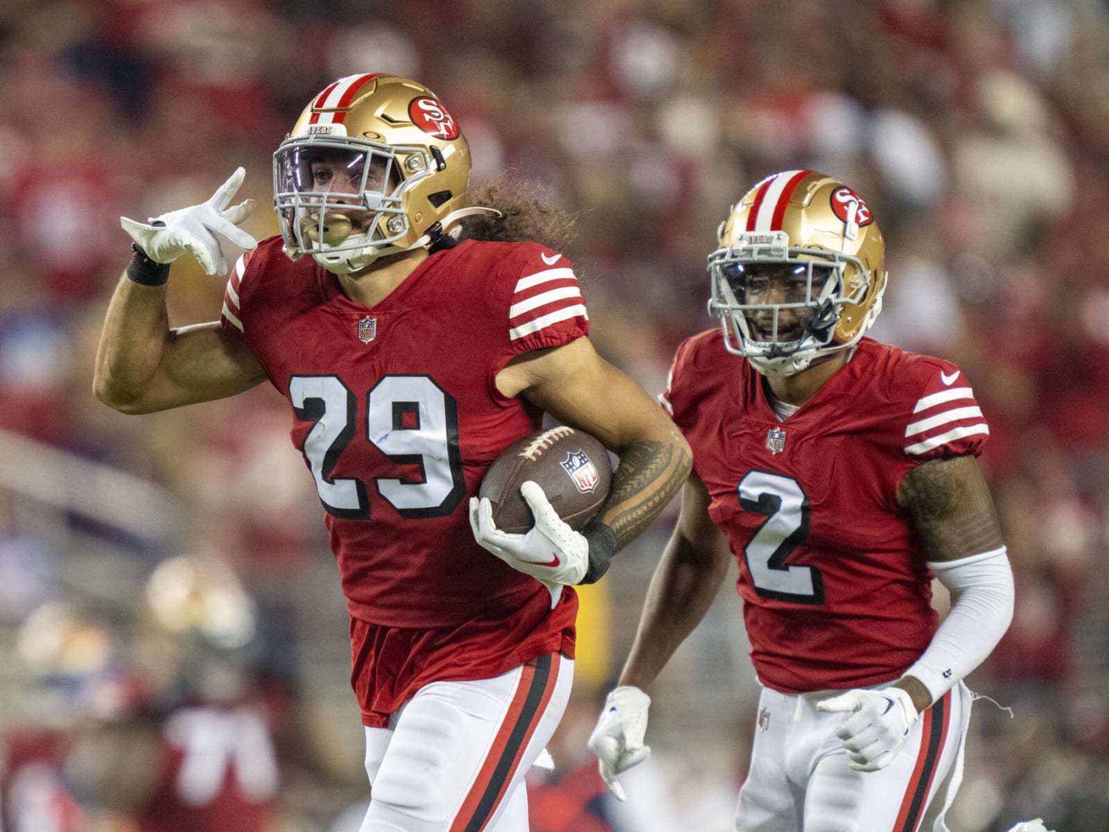 49ers safety Talanoa Hufanga shows love for Sacramento