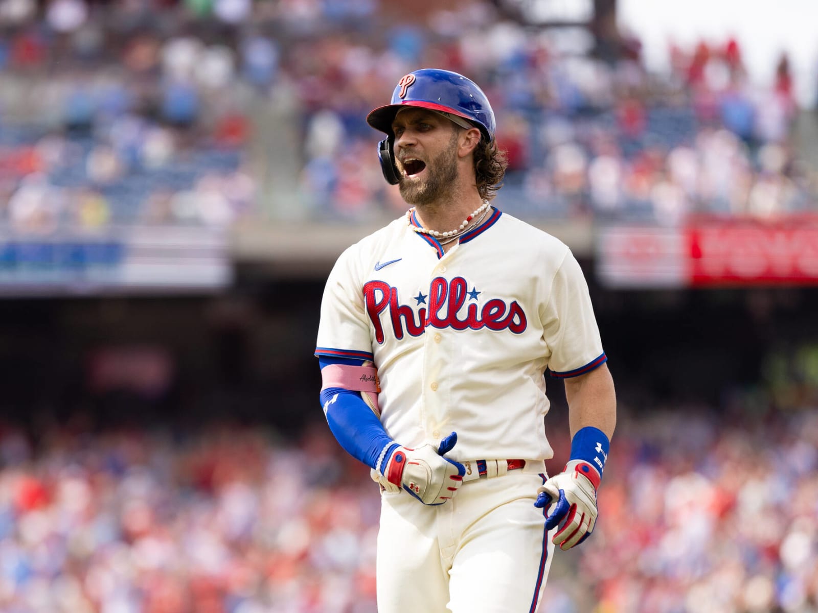 Drunk Phils Fans - Bryce Harper in a Kelly Green Kelce jersey