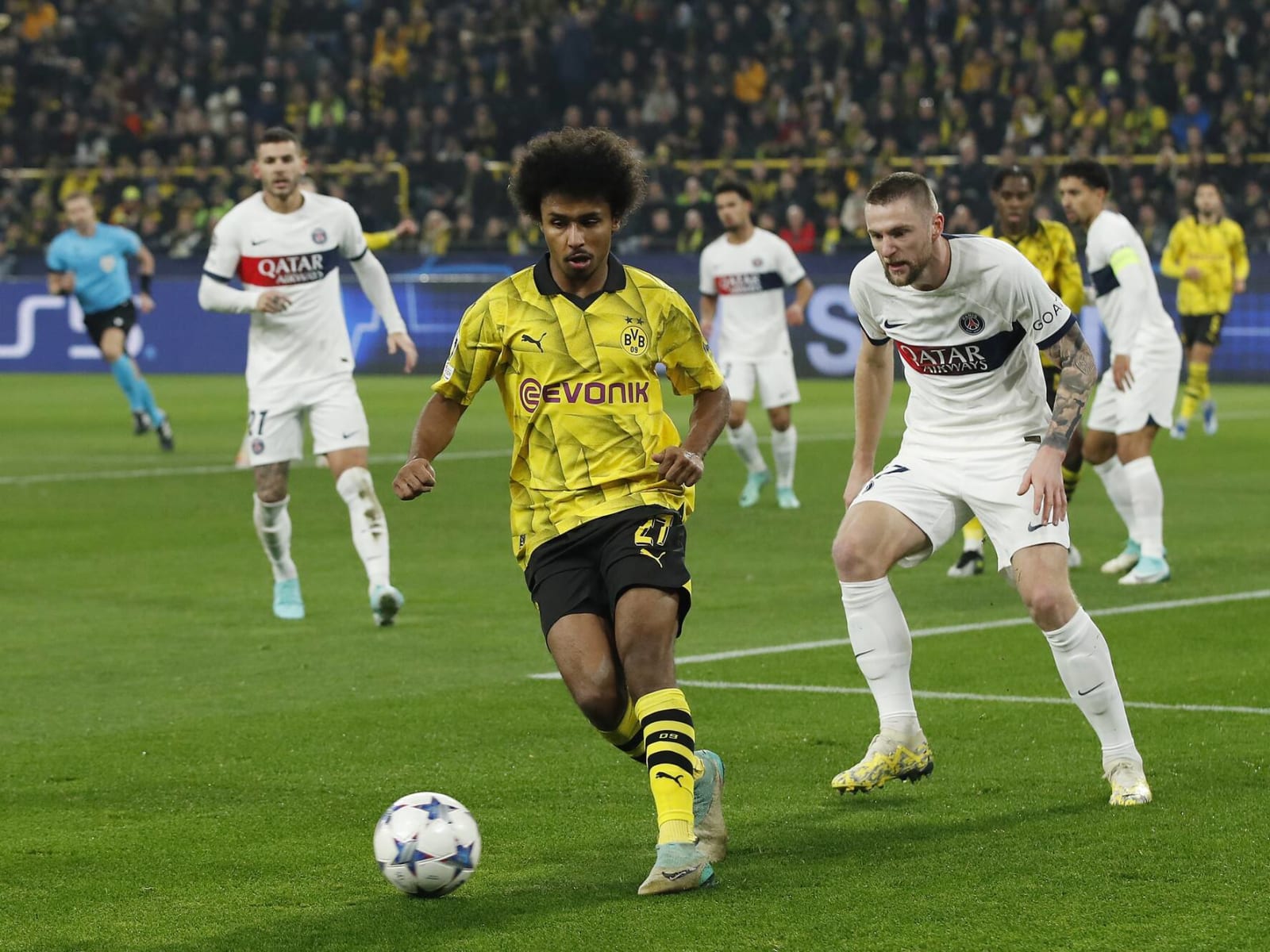 Borussia Dortmund 1-1 Paris Saint-Germain: Warren Zaire-Emery goal