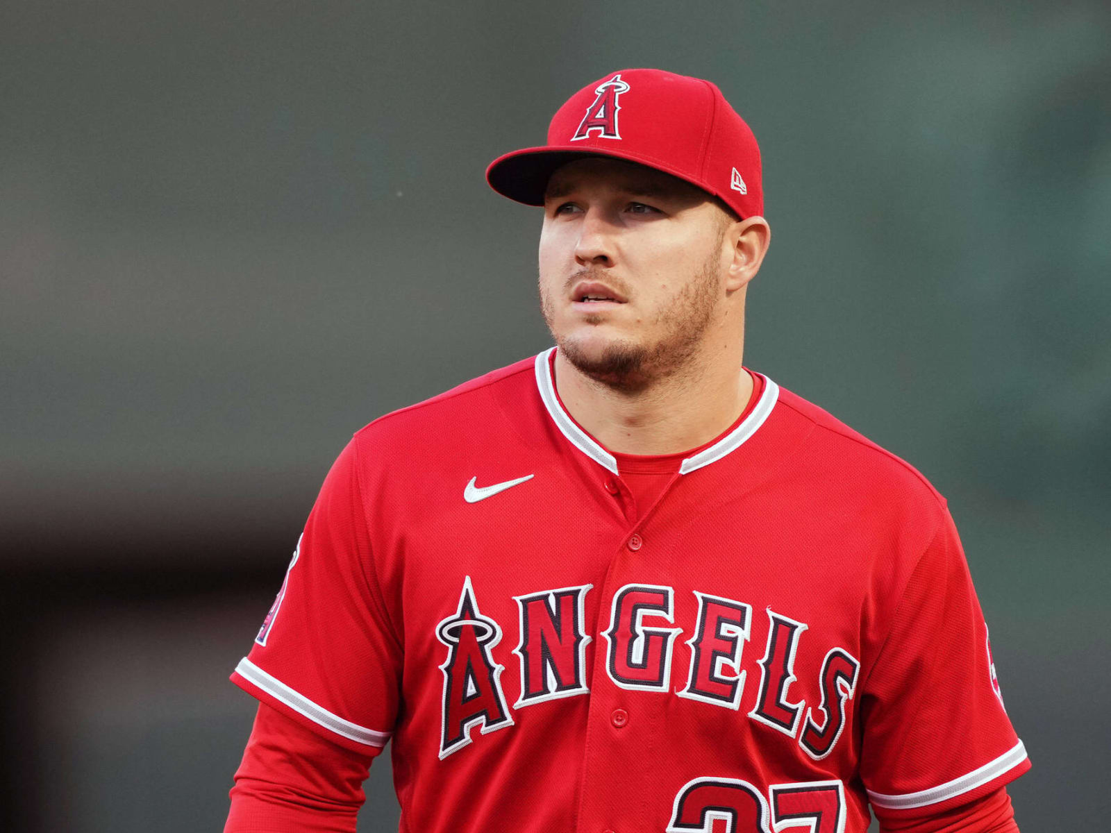 Shohei Ohtani & Mike Trout & Hunter Renfroe Los Angeles Angels 3