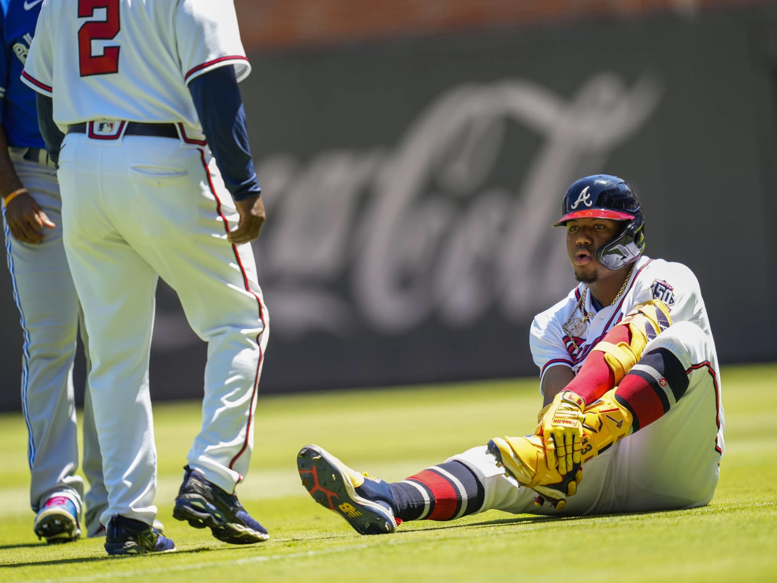 Braves skipper backs Ronald Acuña after defensive miscues