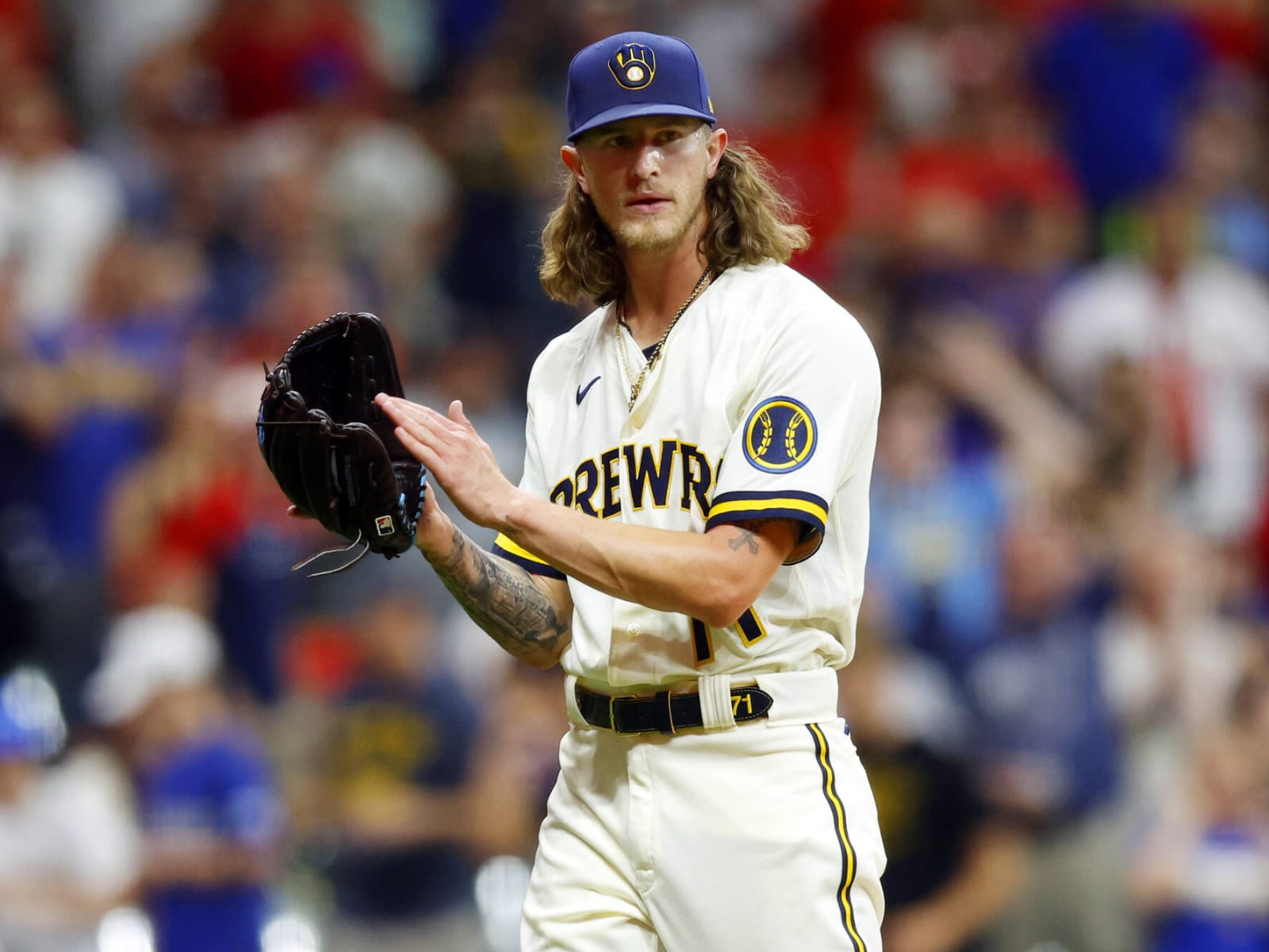 Brewers closer Josh Hader remains on family medical leave