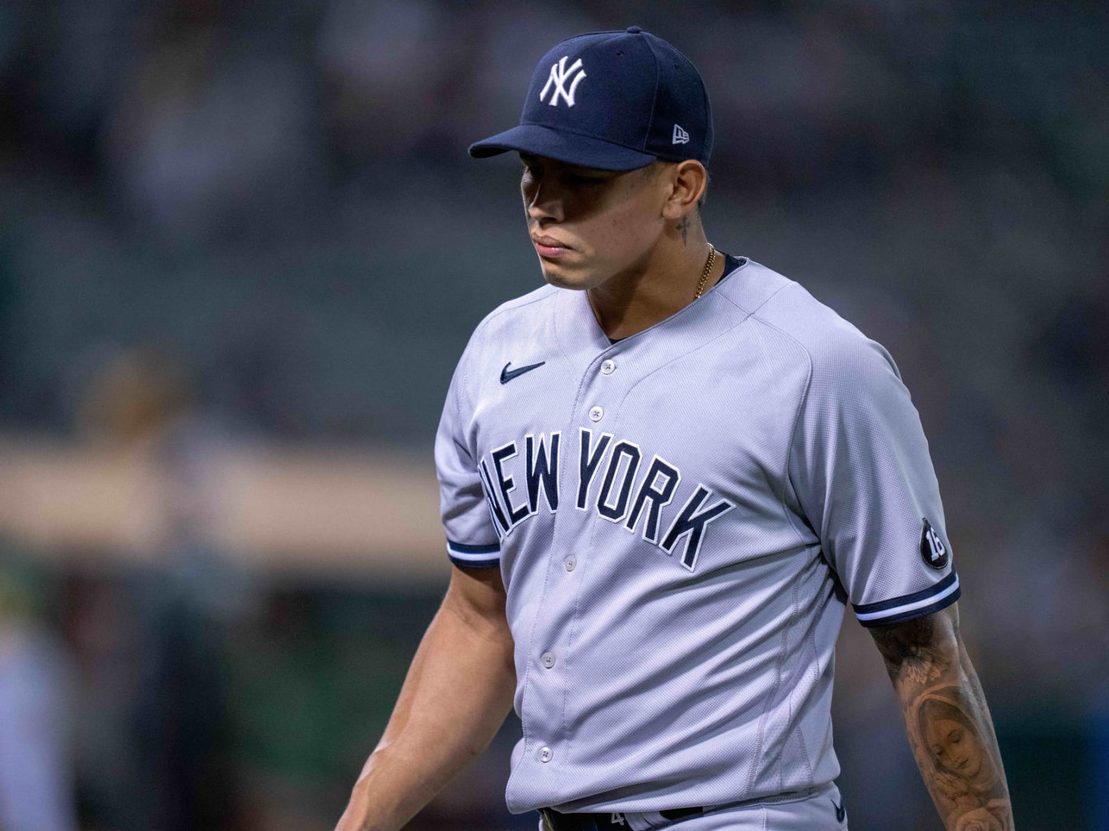 Yankees place Jonathan Loaisiga on IL with strained rotator cuff