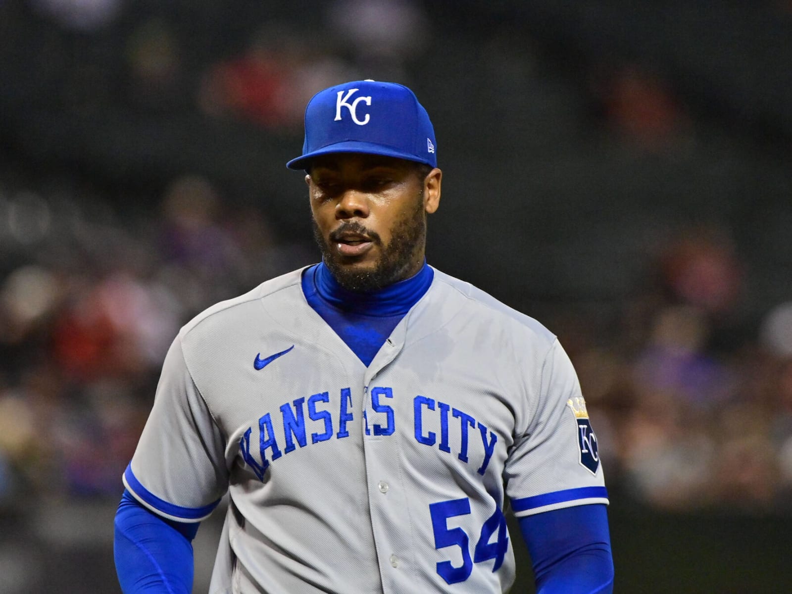 Kansas city relief pitcher aroldis chapman hi-res stock photography and  images - Alamy