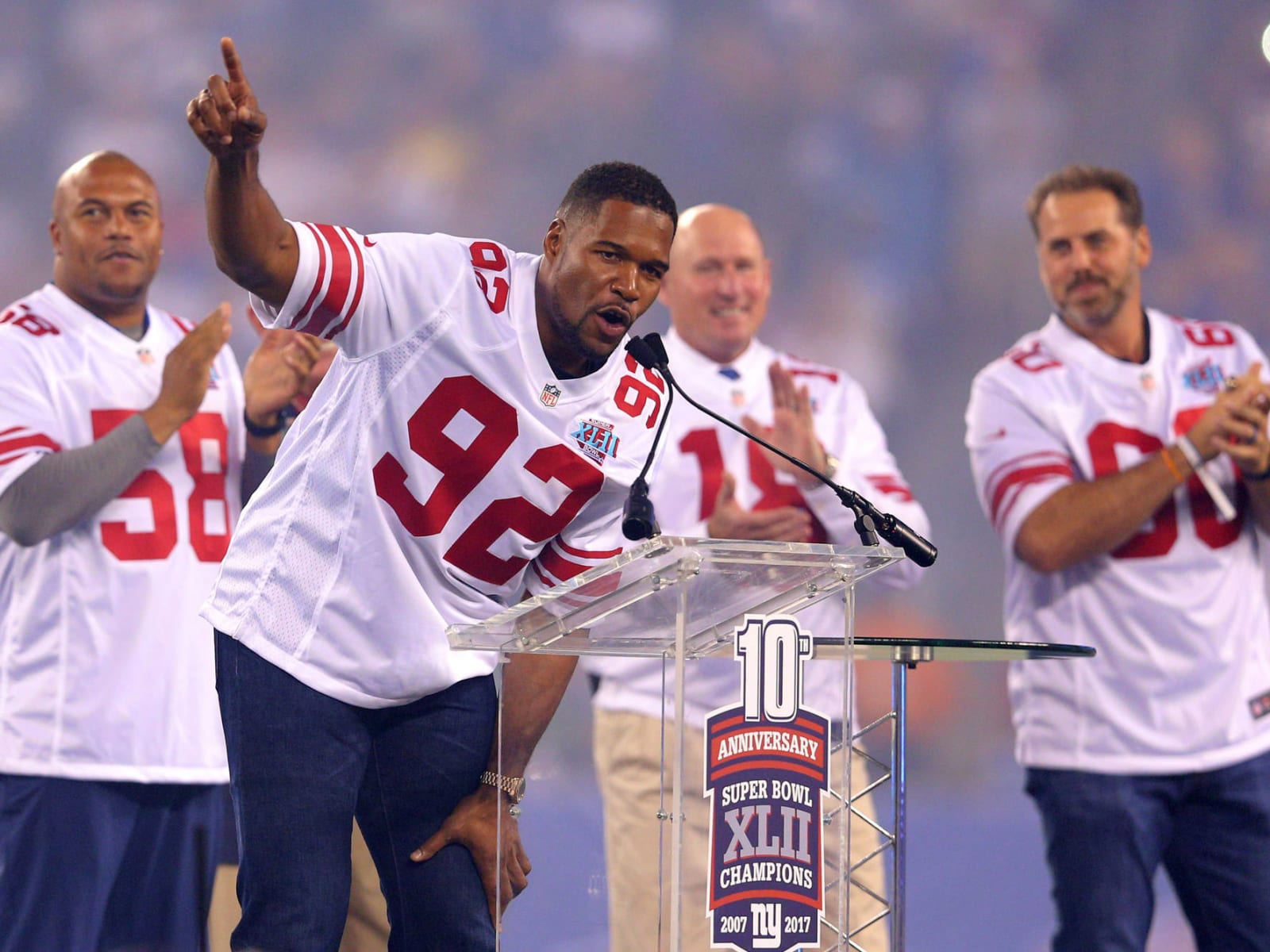 New York Giants retire Michael Strahan's No. 92 - TSN.ca