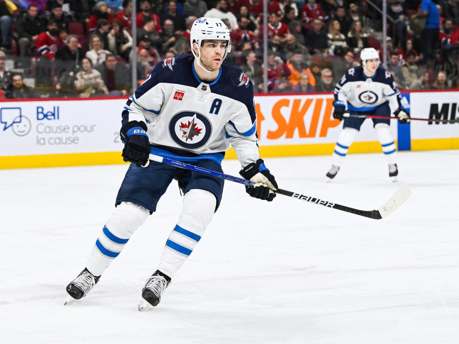 Winnipeg Jets' Adam Lowry out tonight against Toronto Maple Leafs