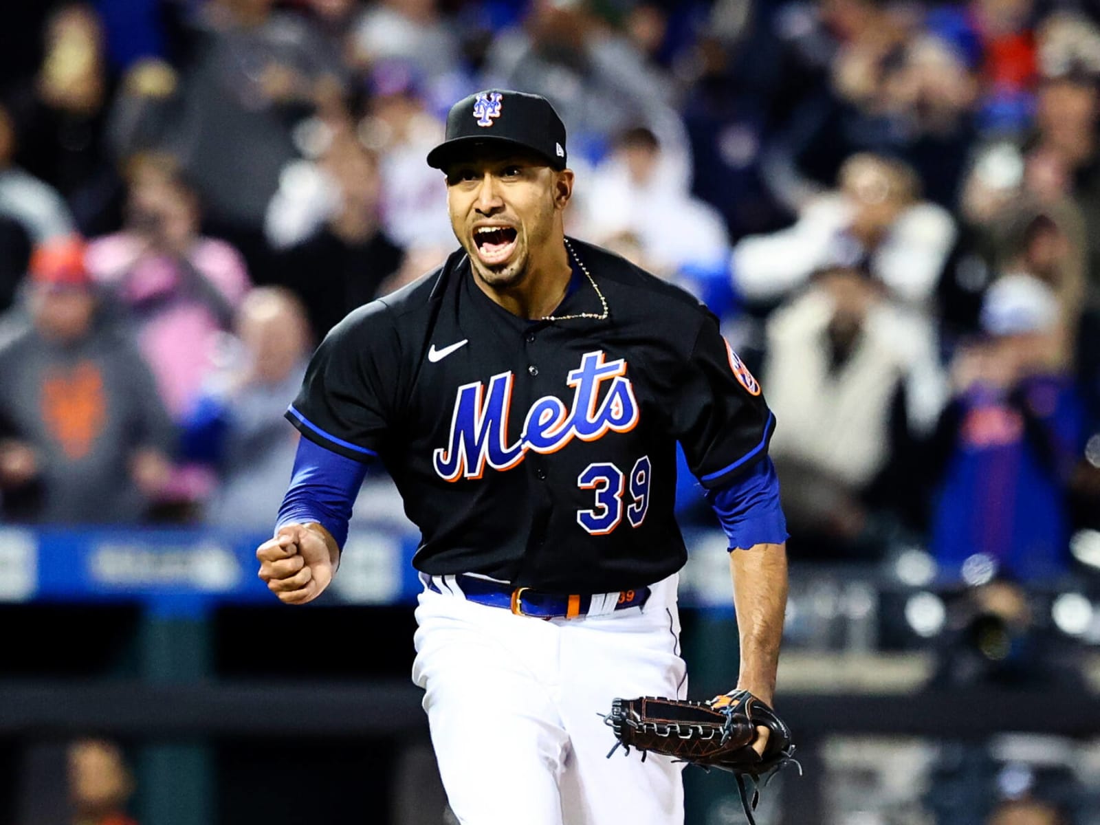 Edwin Diaz Entrance During Mets' Combined No-Hitter 