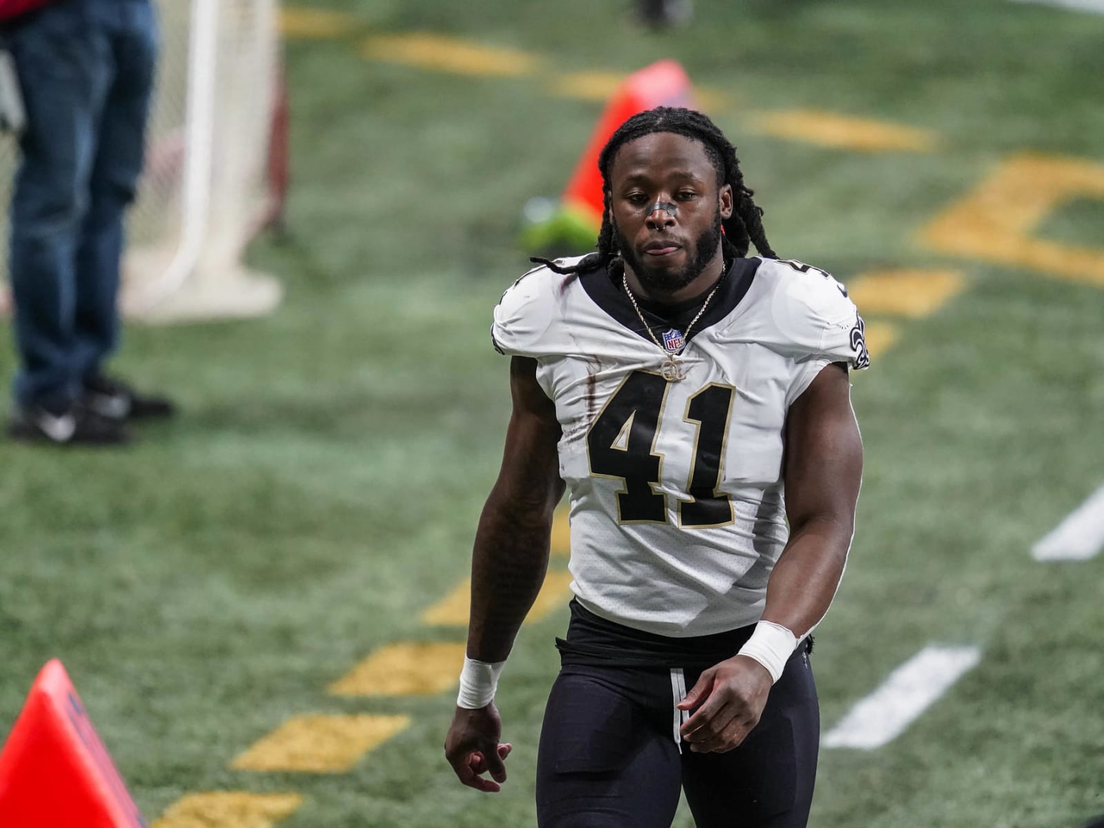 New Orleans Saints' Alvin Kamara among players displeased with