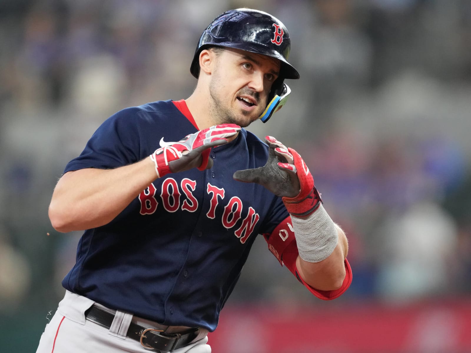 Watch Adam Duvall Belt First Home Run With Red Sox