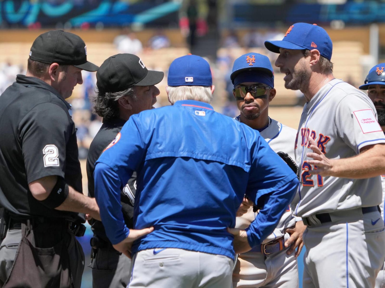 Mets' Max Scherzer says he only had sweat and rosin on his hands: 'I swear  on my kids' lives