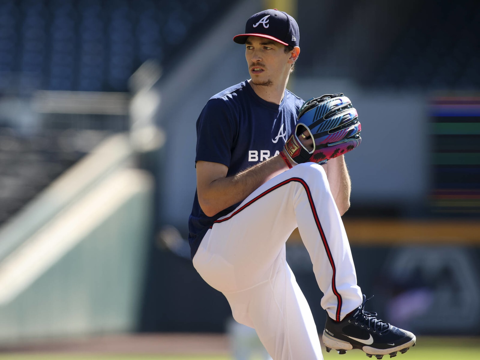 Max Fried MLB Authenticated and Game-Used Los Bravos Jersey